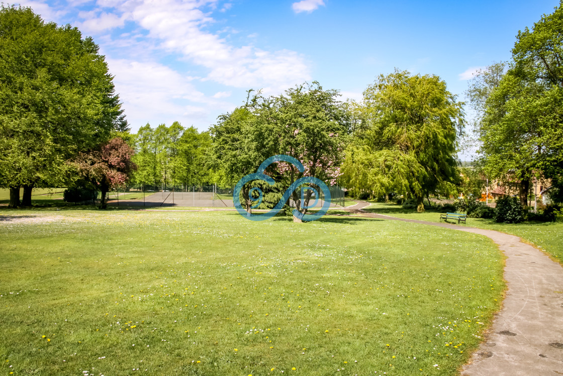 "Yeoman Hill Park, Mansfield Woodhouse" by Julian Wright - £5.00 "Yeoman Hill Park, Mansfield Woodhouse" stock image