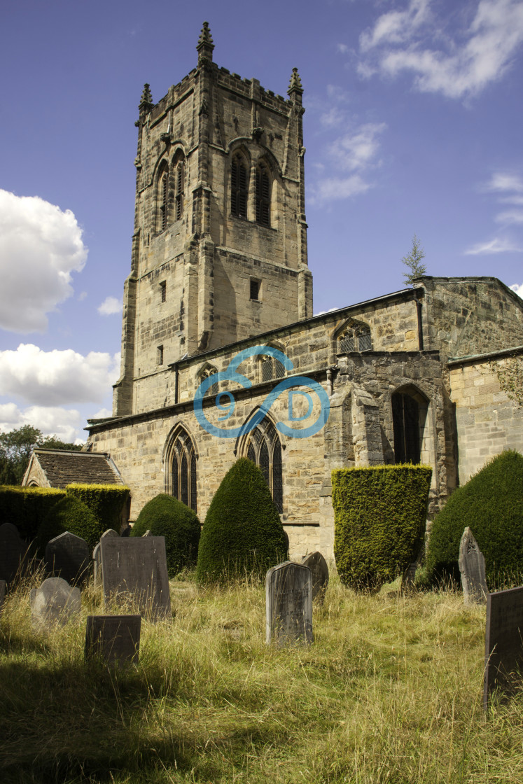 "St Bartholomew's Church, Elvaston" stock image