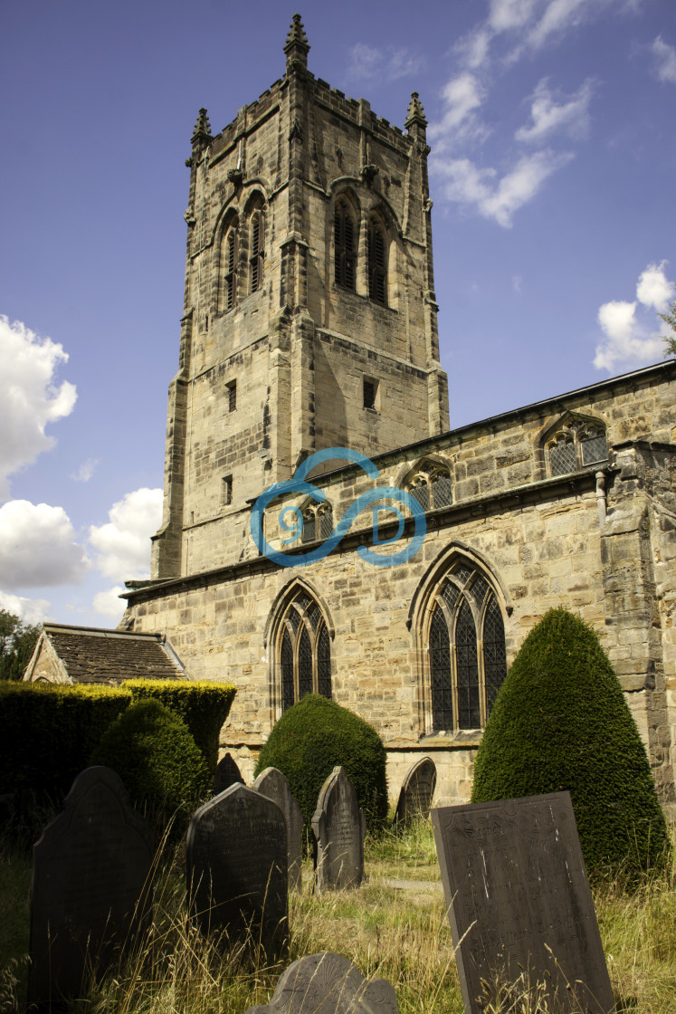 "St Bartholomew's Church, Elvaston" stock image