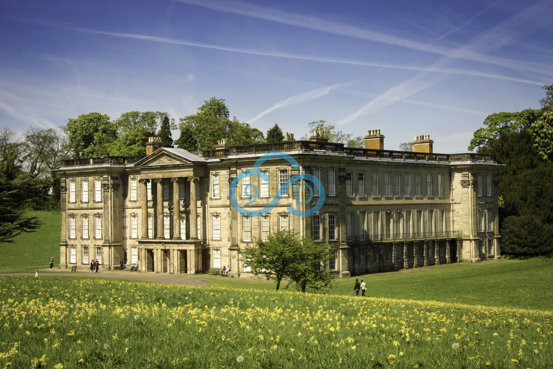 "Calke Abbey, Derbyshire" stock image