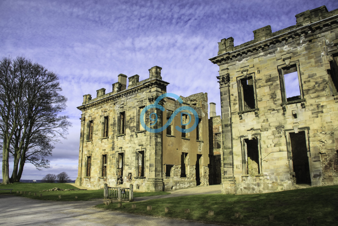 "Sutton Scarsdale Hall, Derbyshire" stock image