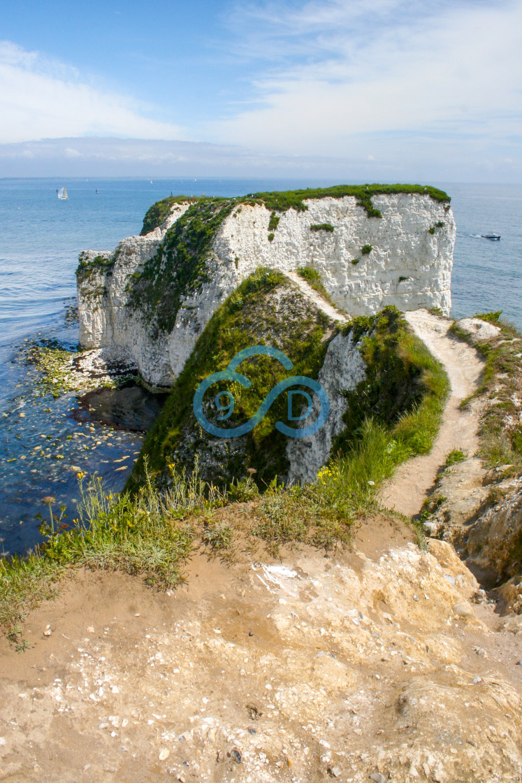 "Old Harry Rocks, Dorset" stock image