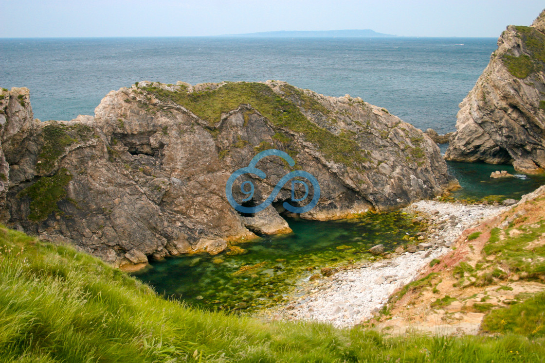 "Lulworth Crumple, Dorset" stock image