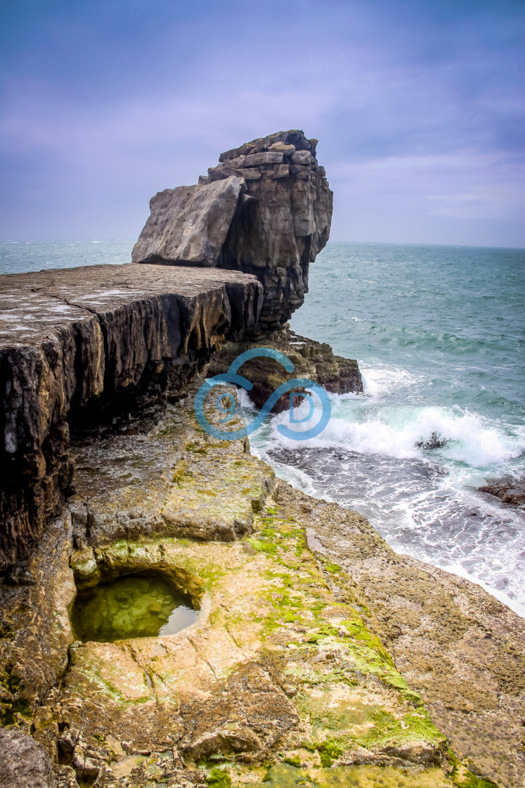 "Pulpit Rock, Isle of Portland" stock image