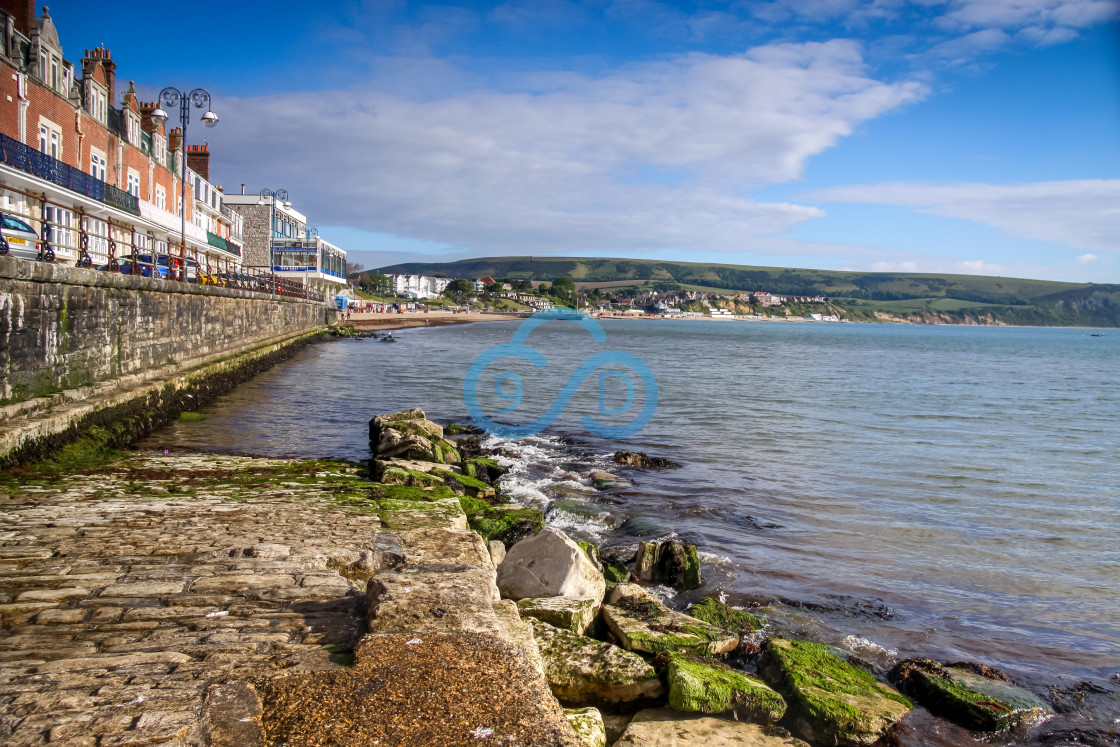 "Swanage Seafront, Dorset" stock image