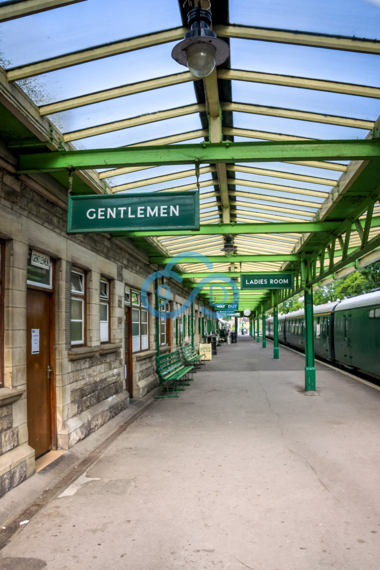 "Swanage Railway Station, Dorset" stock image