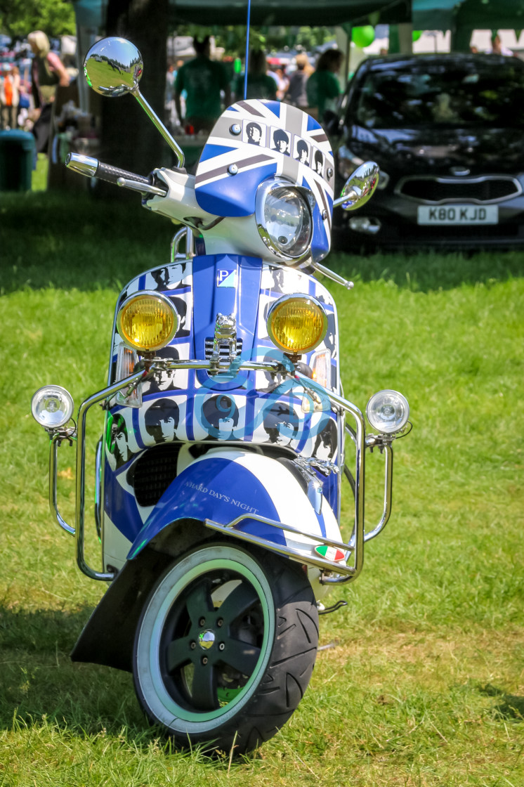 "The Beatles Scooter" stock image