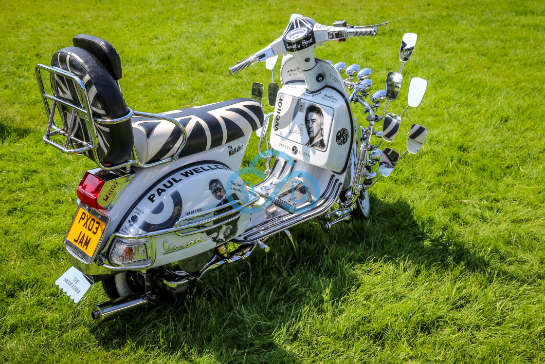 "Paul Weller Scooter" stock image