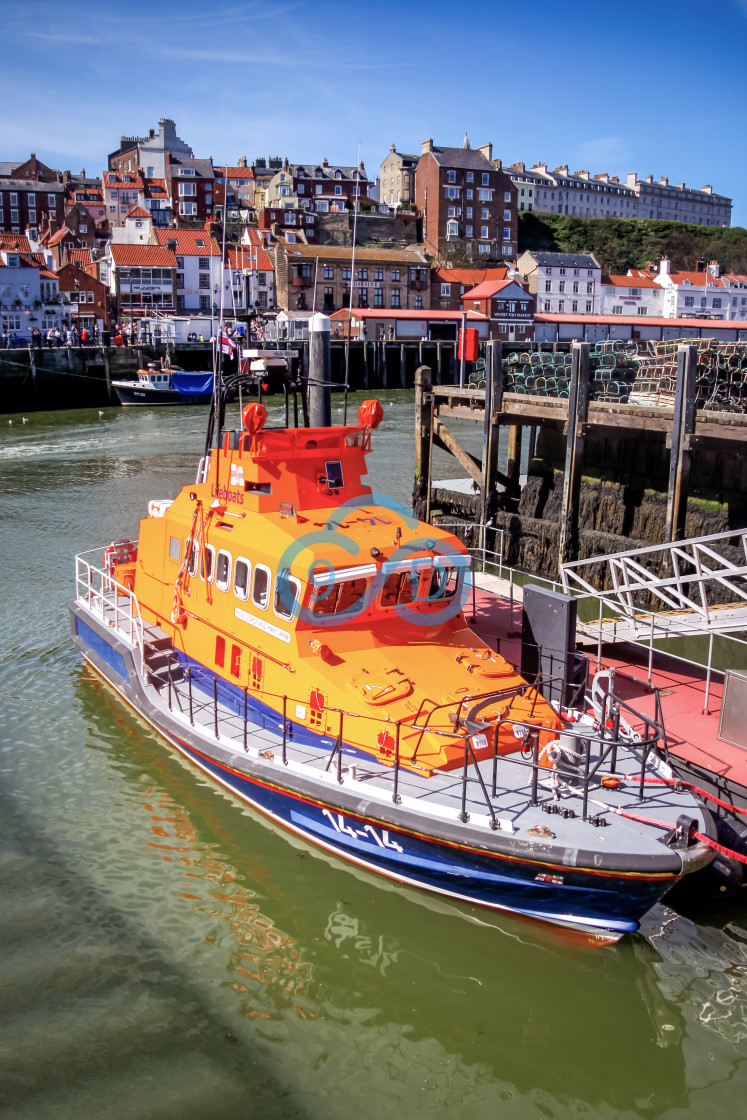 "Whitby Lifeboat" stock image