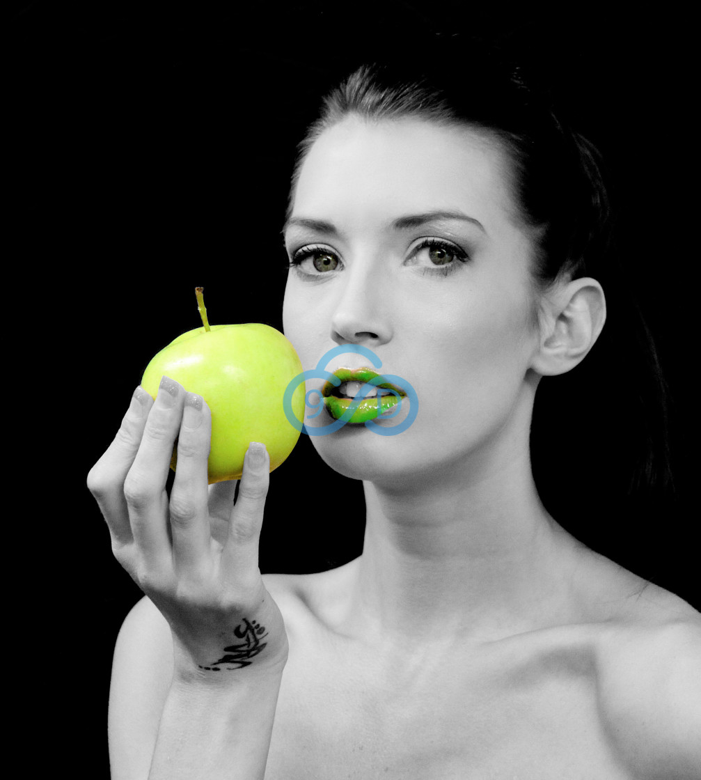 "Apple Girl" stock image