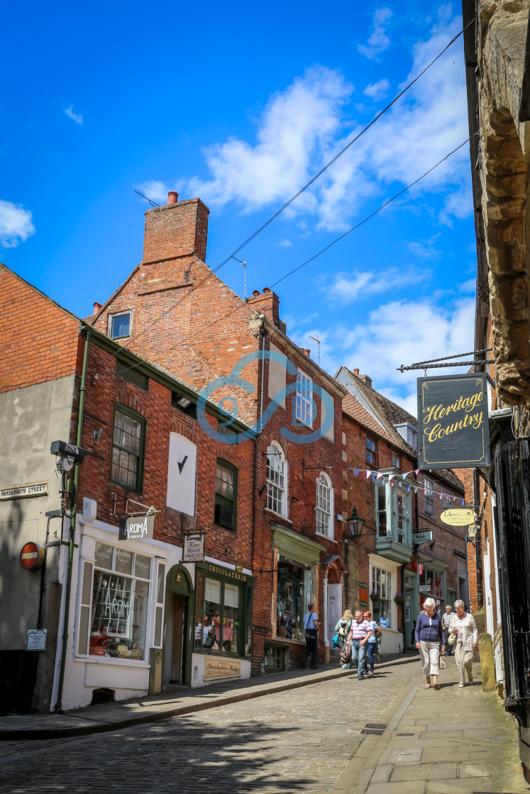 "Shopping in Lincoln" stock image