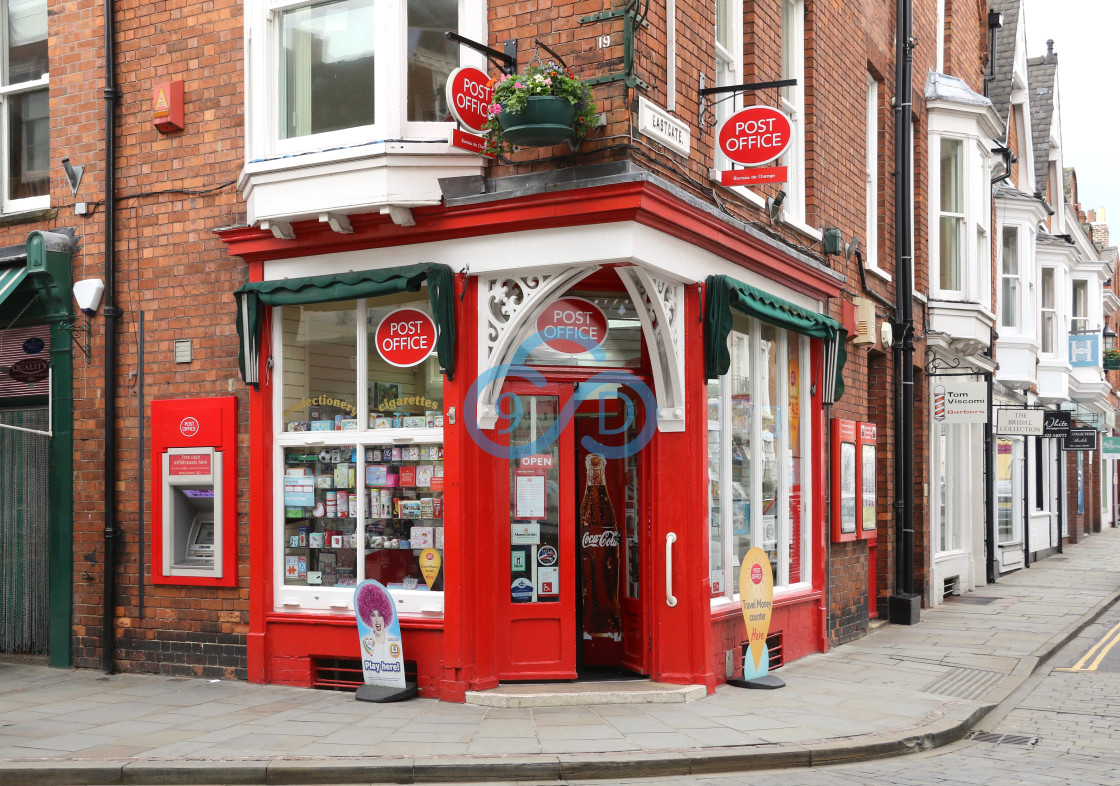 "Old Post Office, Lincoln" stock image