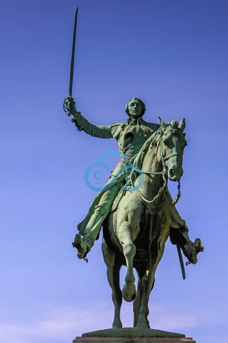 "Lafayette Statesman Statue" stock image