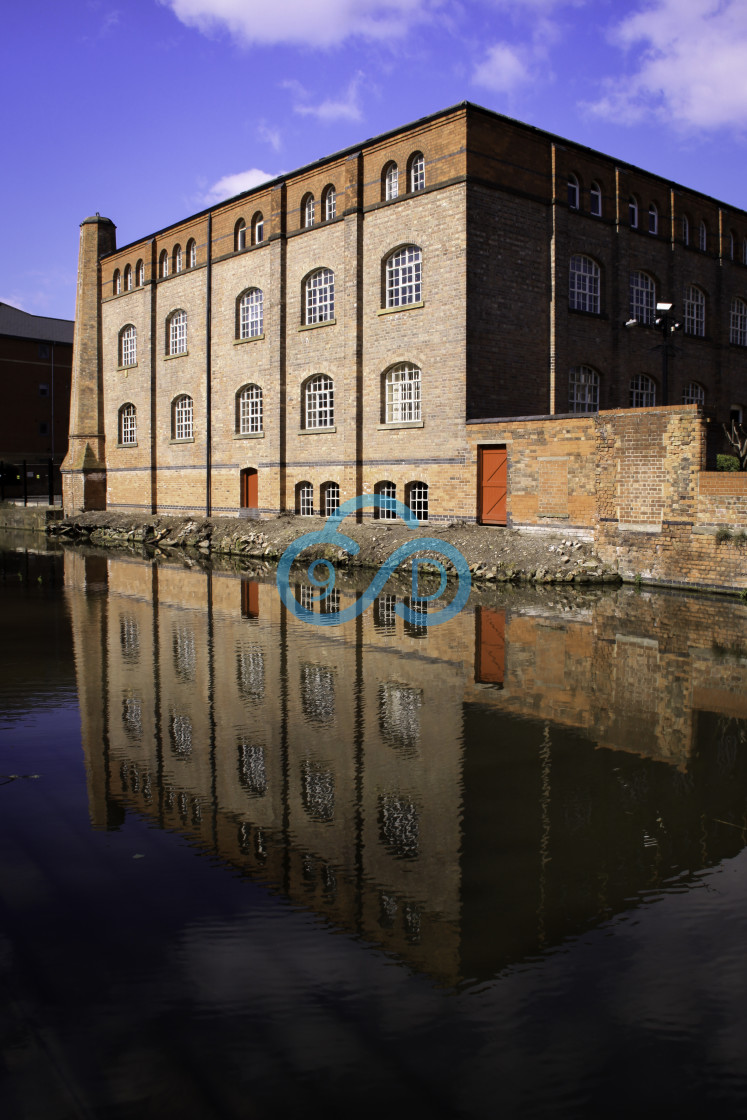 "Victorian Warehouse, Nottingham" stock image