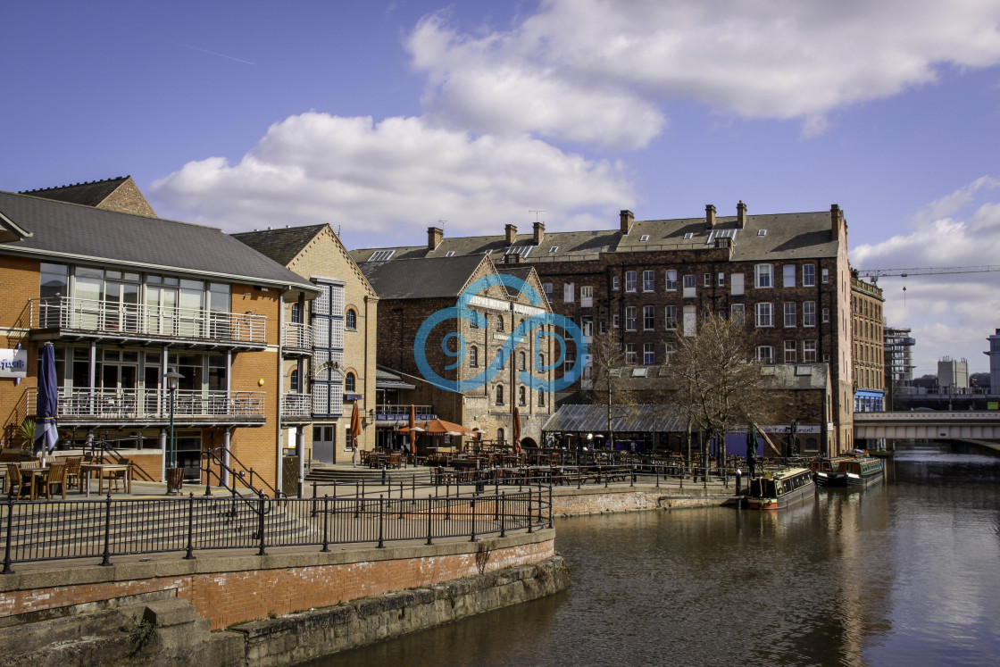 "Nottingham Canal" stock image