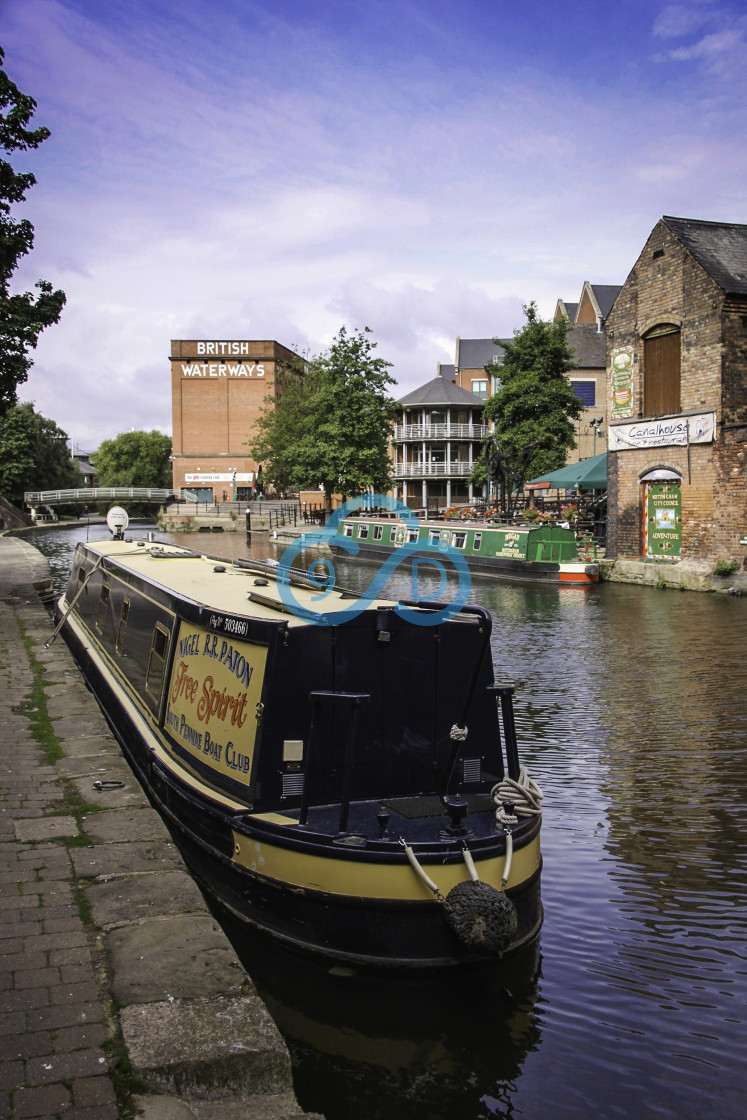 "Nottingham Canal" stock image