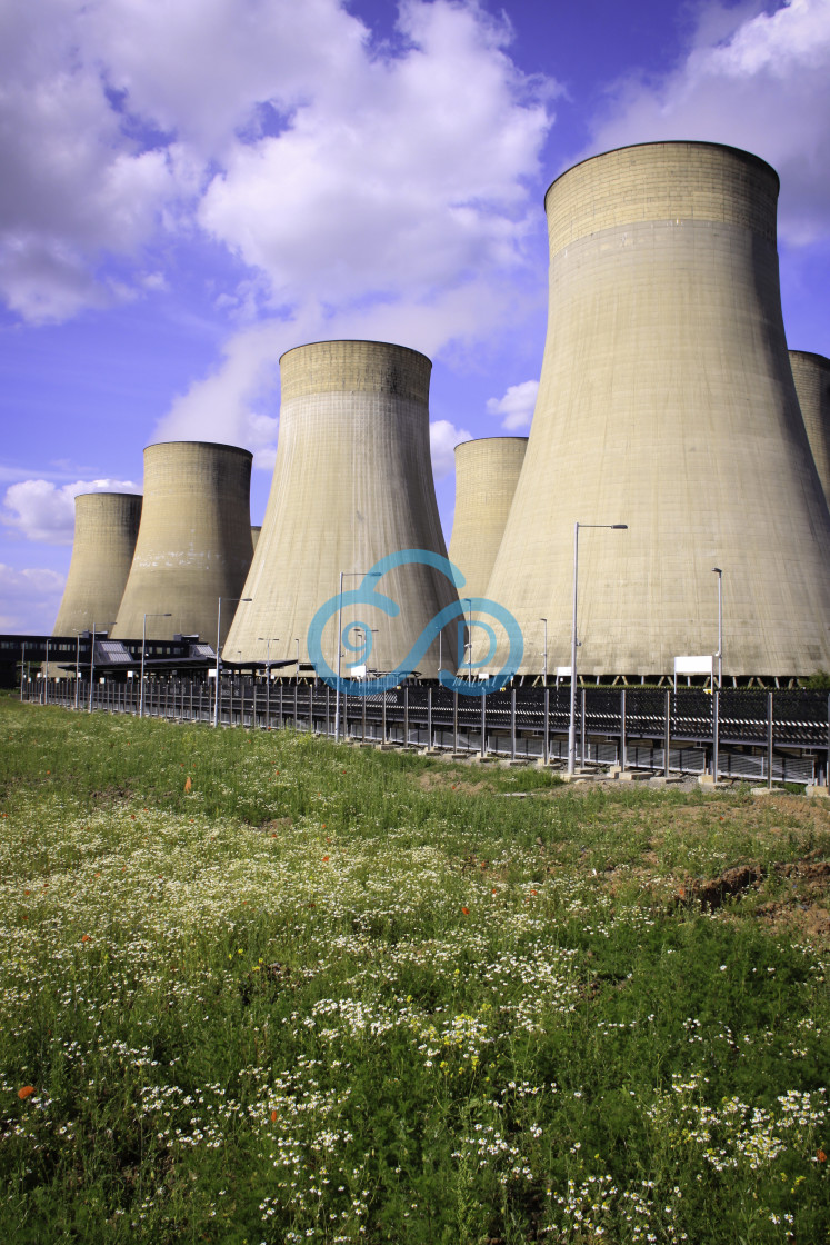 "Ratcliffe-on-Soar Power Station" by Julian Wright - £5.00 "Ratcliffe-on-Soar Power Station" stock image