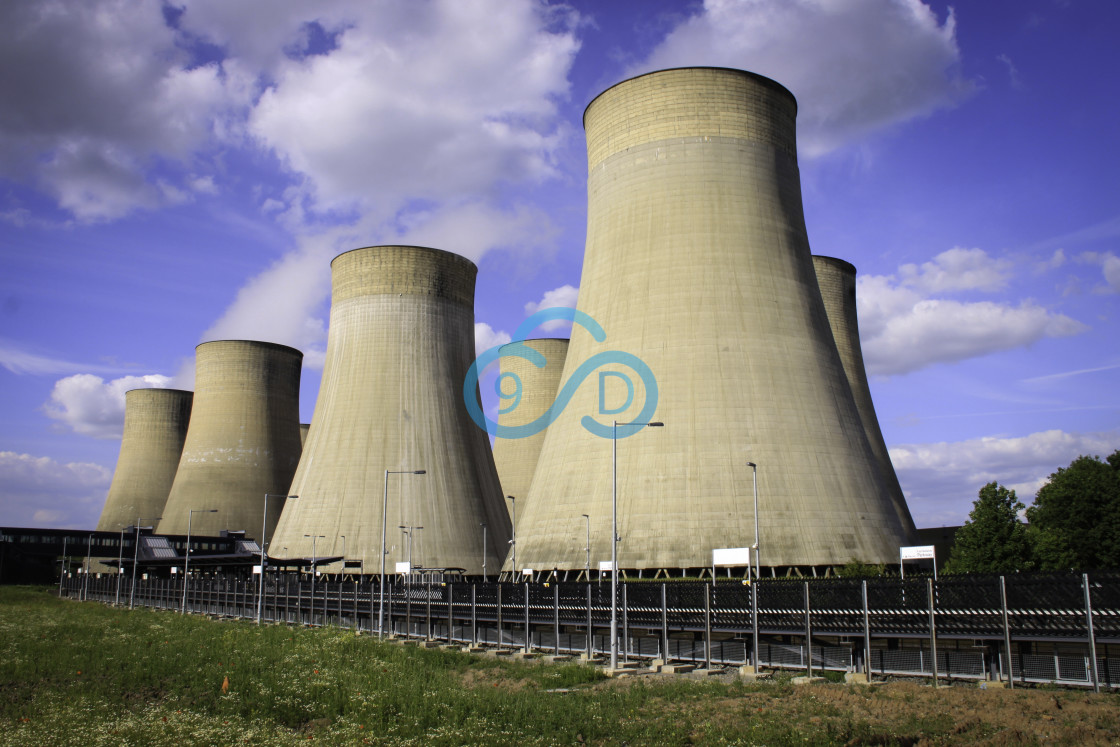 "Ratcliffe-on-Soar Power Station" by Julian Wright - £5.00 "Ratcliffe-on-Soar Power Station" stock image