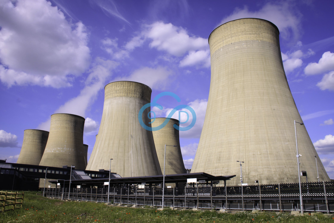 "Ratcliffe-on-Soar Power Station" by Julian Wright - £5.00 "Ratcliffe-on-Soar Power Station" stock image