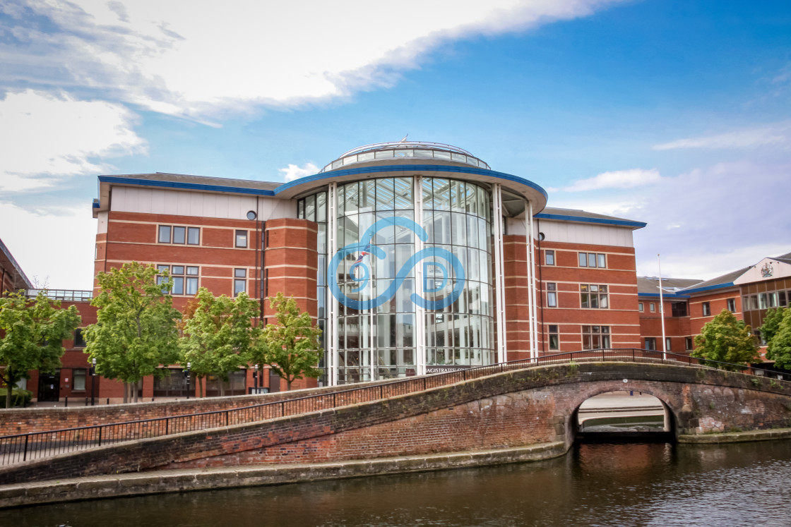 "Nottingham Justice Centre" stock image