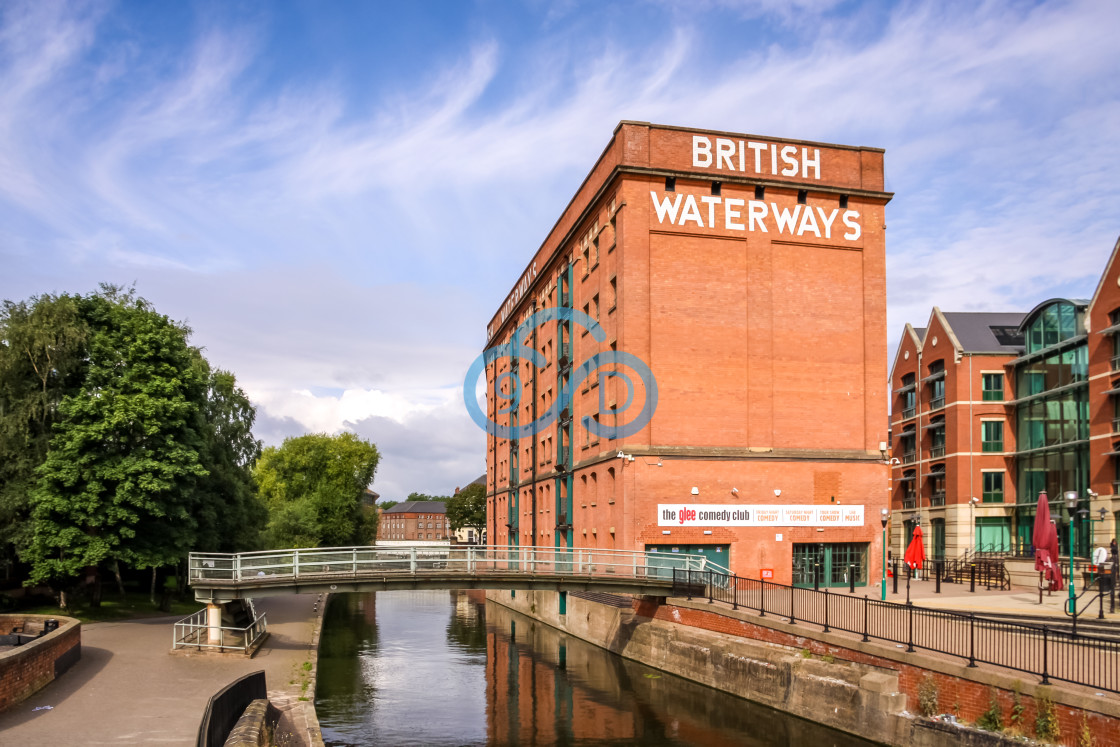 "British Waterways Building, Nottingham" stock image