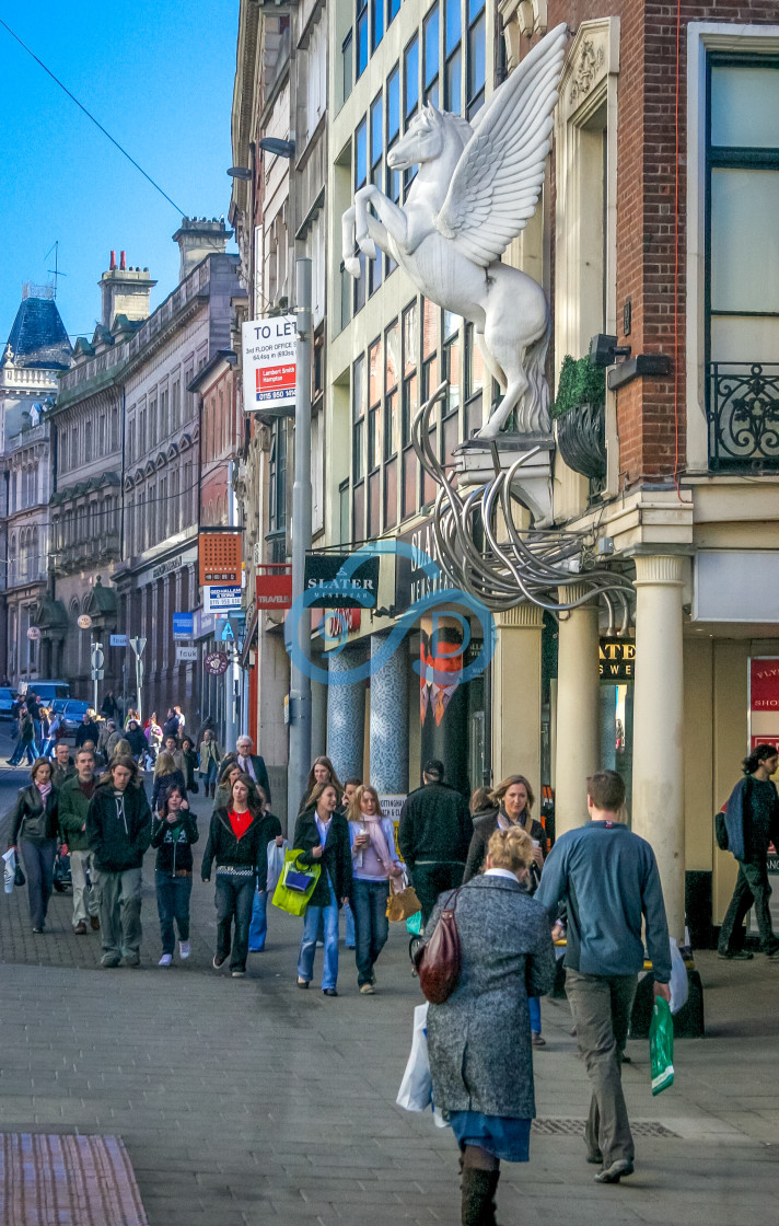 "The Flying Horse, Nottingham" stock image