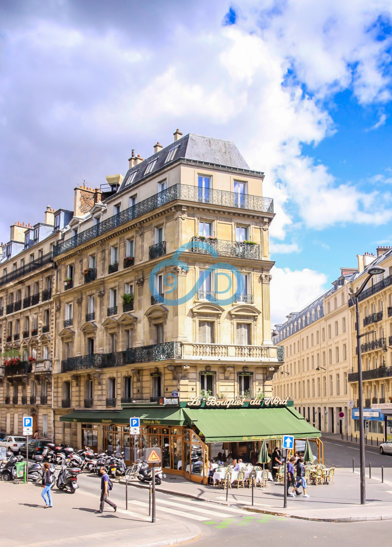 "Le Bouquet du Nord, Paris" stock image