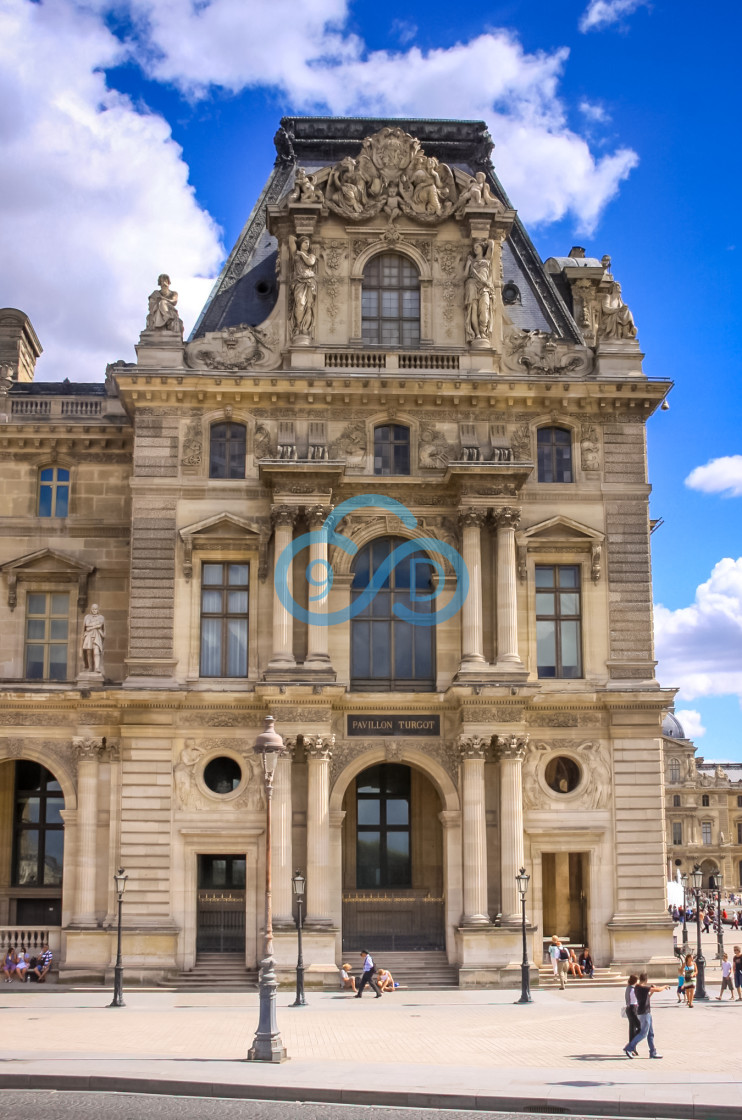 "The Pavillon Turgot, Paris" stock image