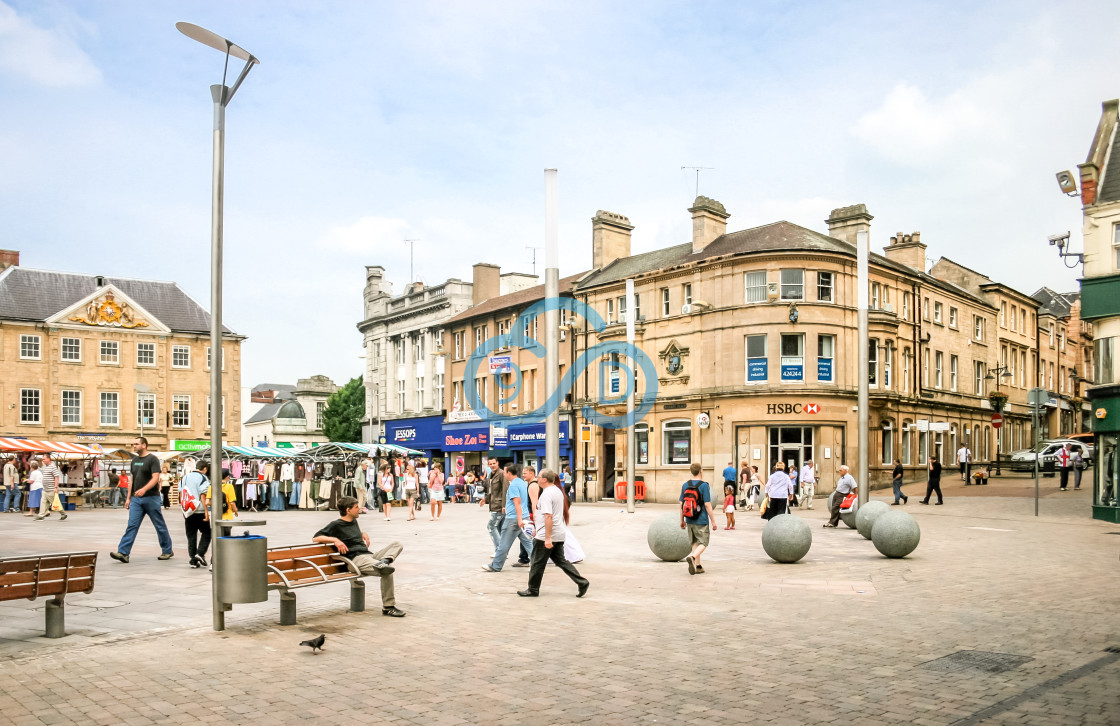 "Mansfield Market Place 2006" stock image