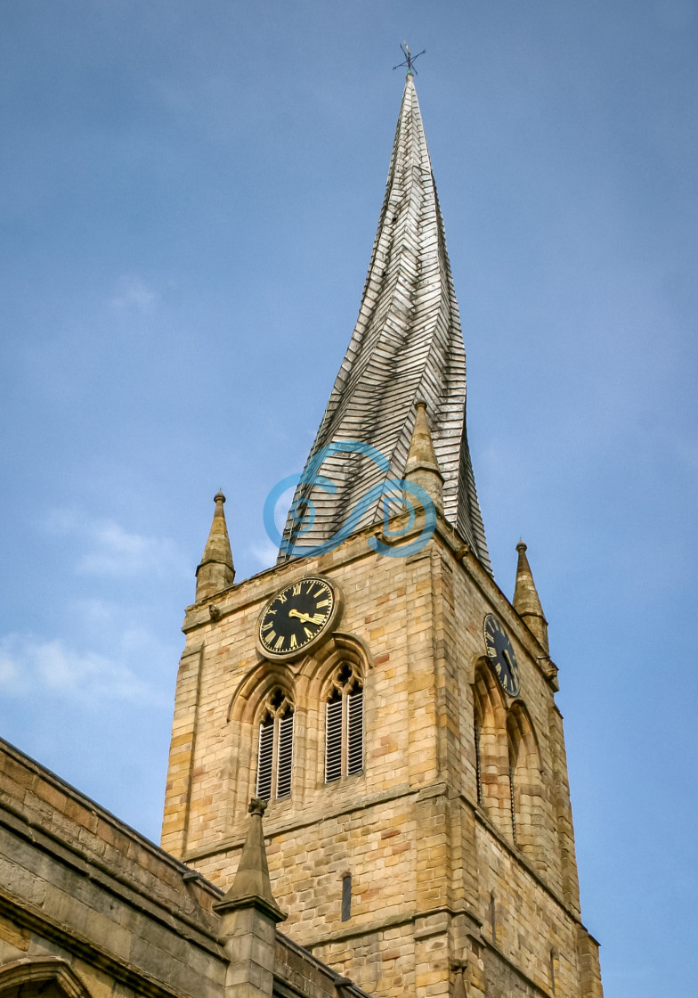 "Chesterfield Parish Church" stock image