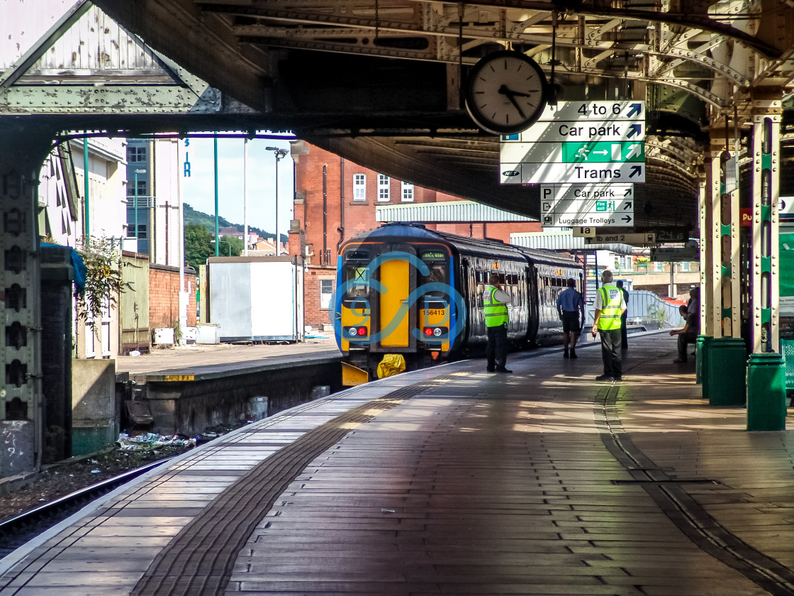 "Nottingham Train Station" stock image