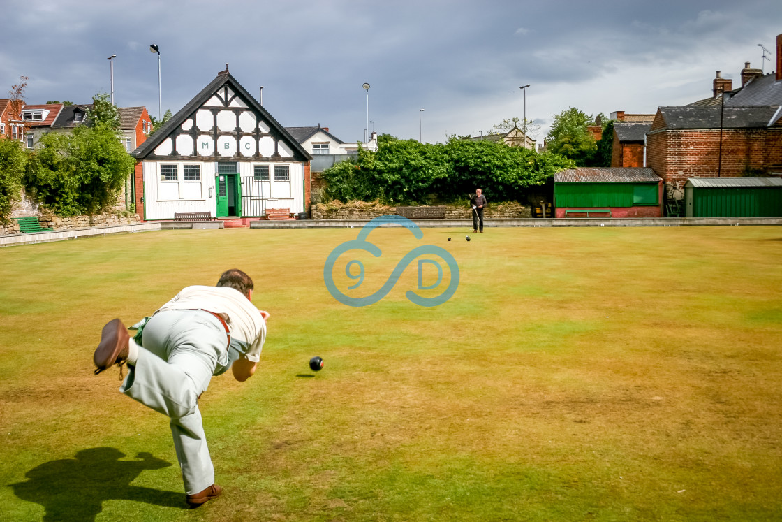 "The Old Bowling Green, Mansfield" stock image