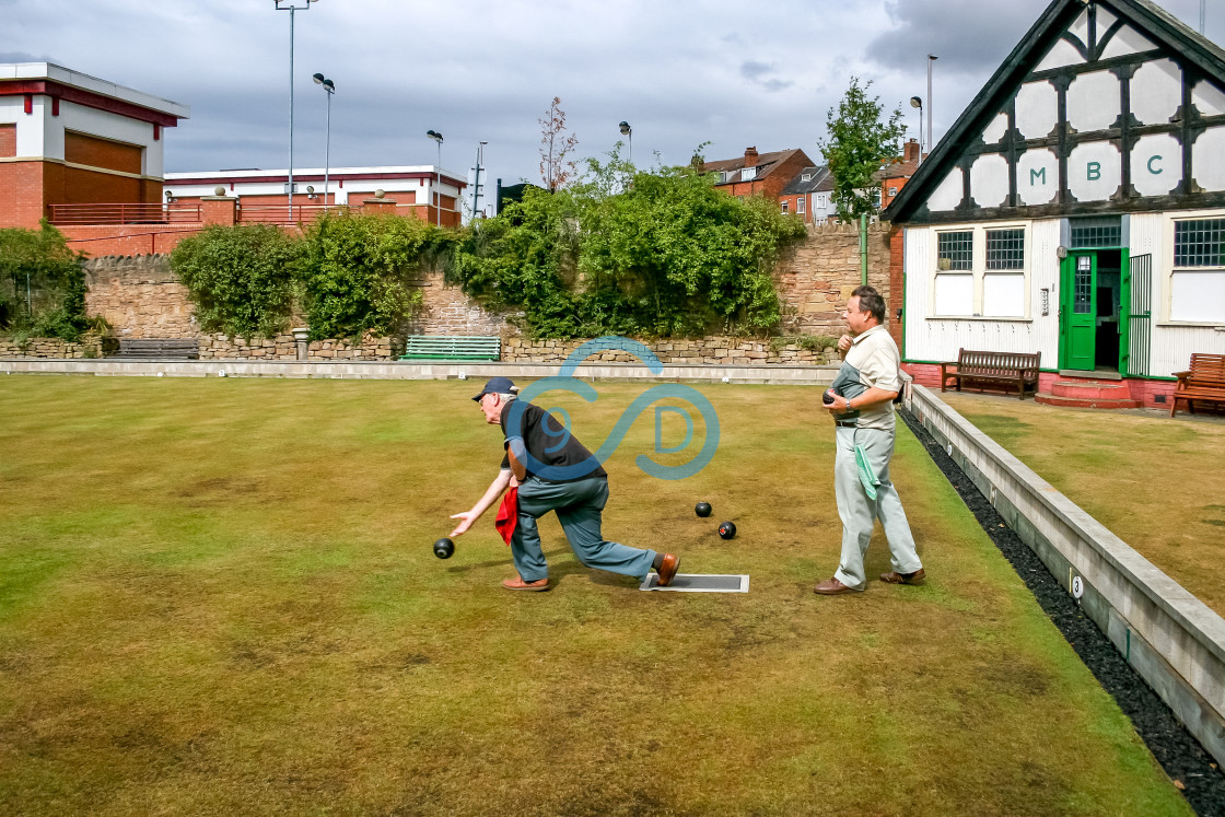 "The Old Bowling Green, Mansfield" stock image