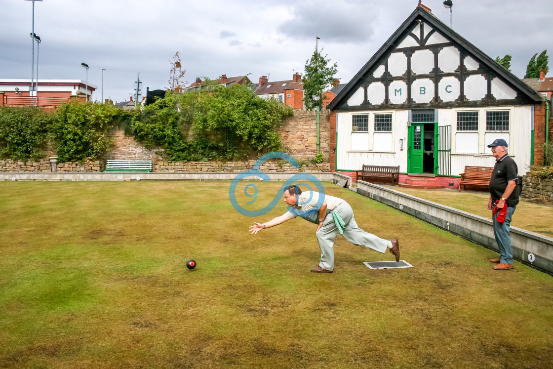 "The Old Bowling Green, Mansfield" stock image