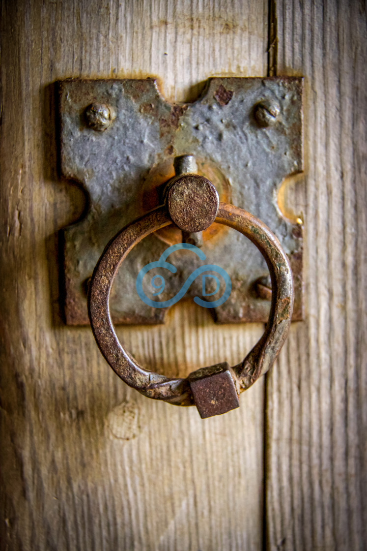 "Old Door Handle" stock image