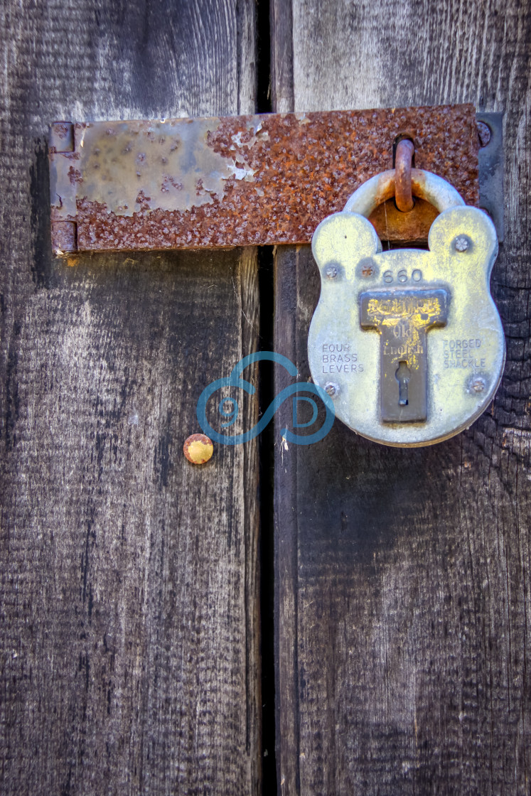 "Heavy Duty Lock" stock image