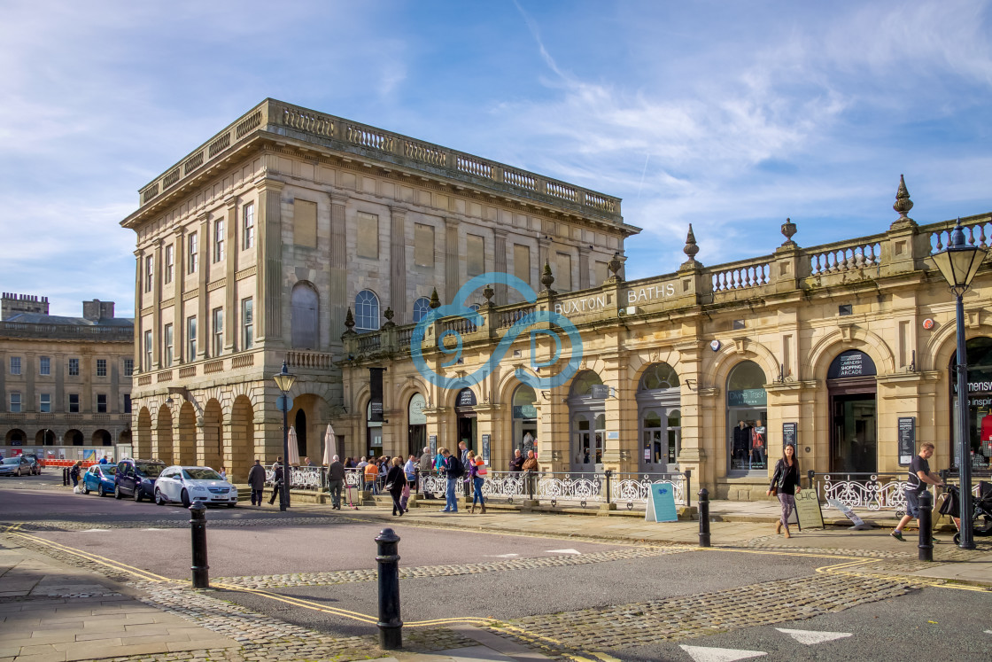 "Buxton Baths" stock image