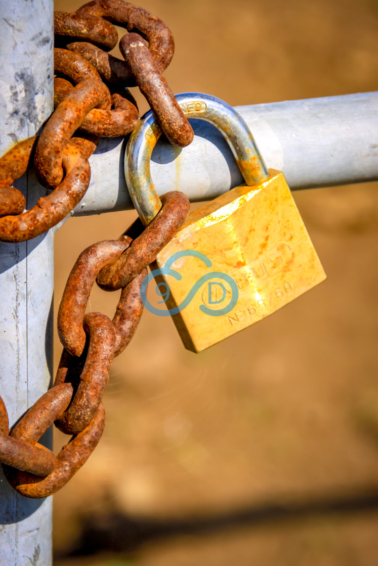 "Locked Gate" stock image