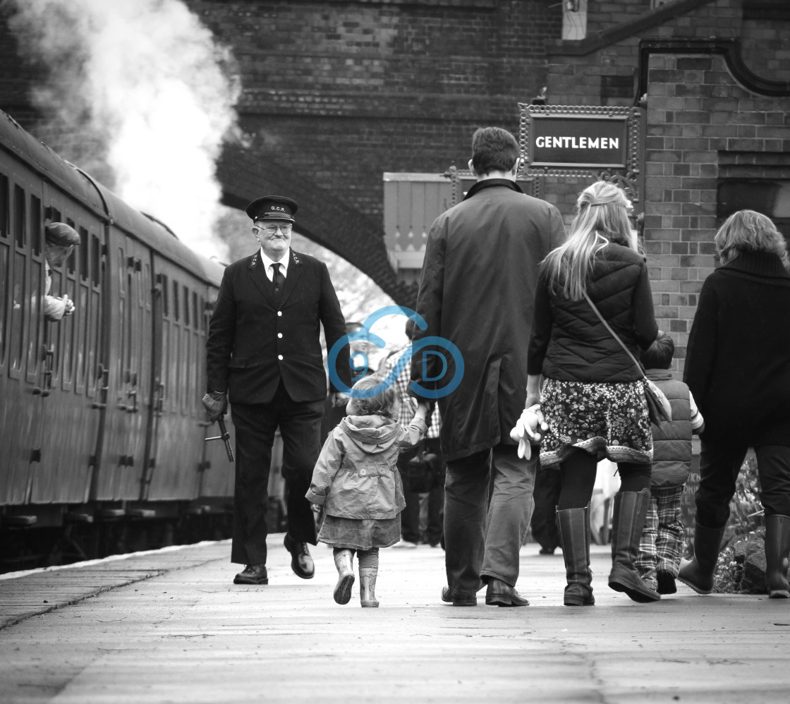 "The Station Master" stock image