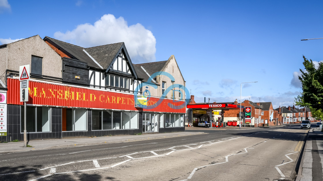 "Rosemary Street, Mansfield" stock image