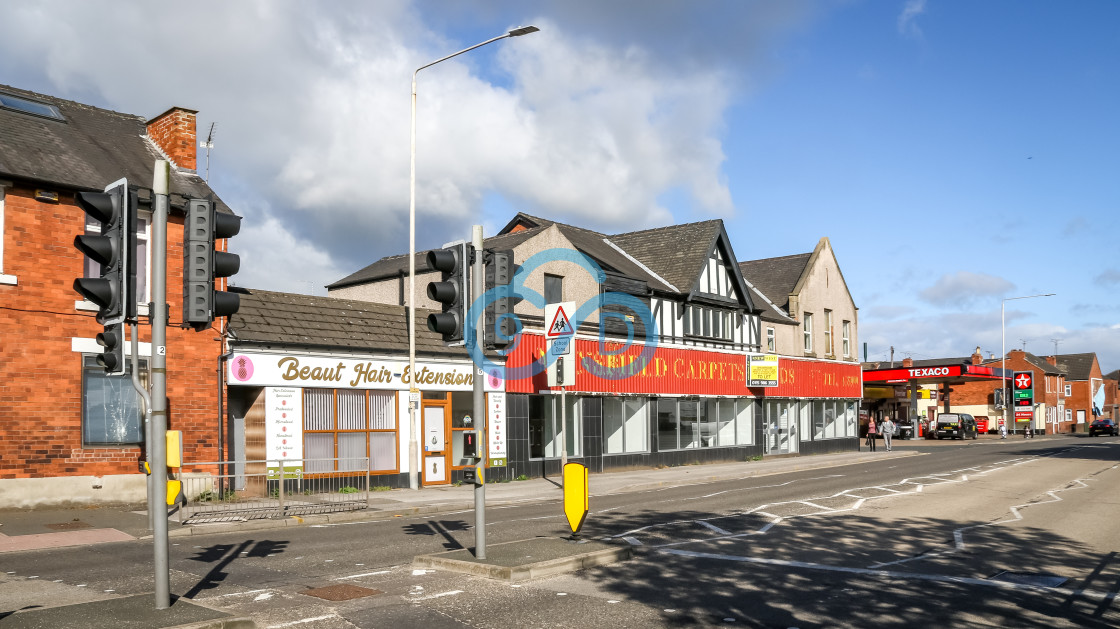 "Rosemary Street, Mansfield" stock image