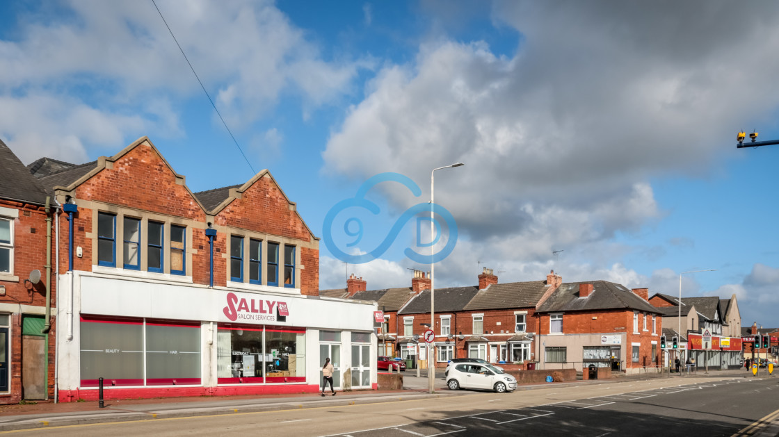 "Rosemary Street, Mansfield" stock image