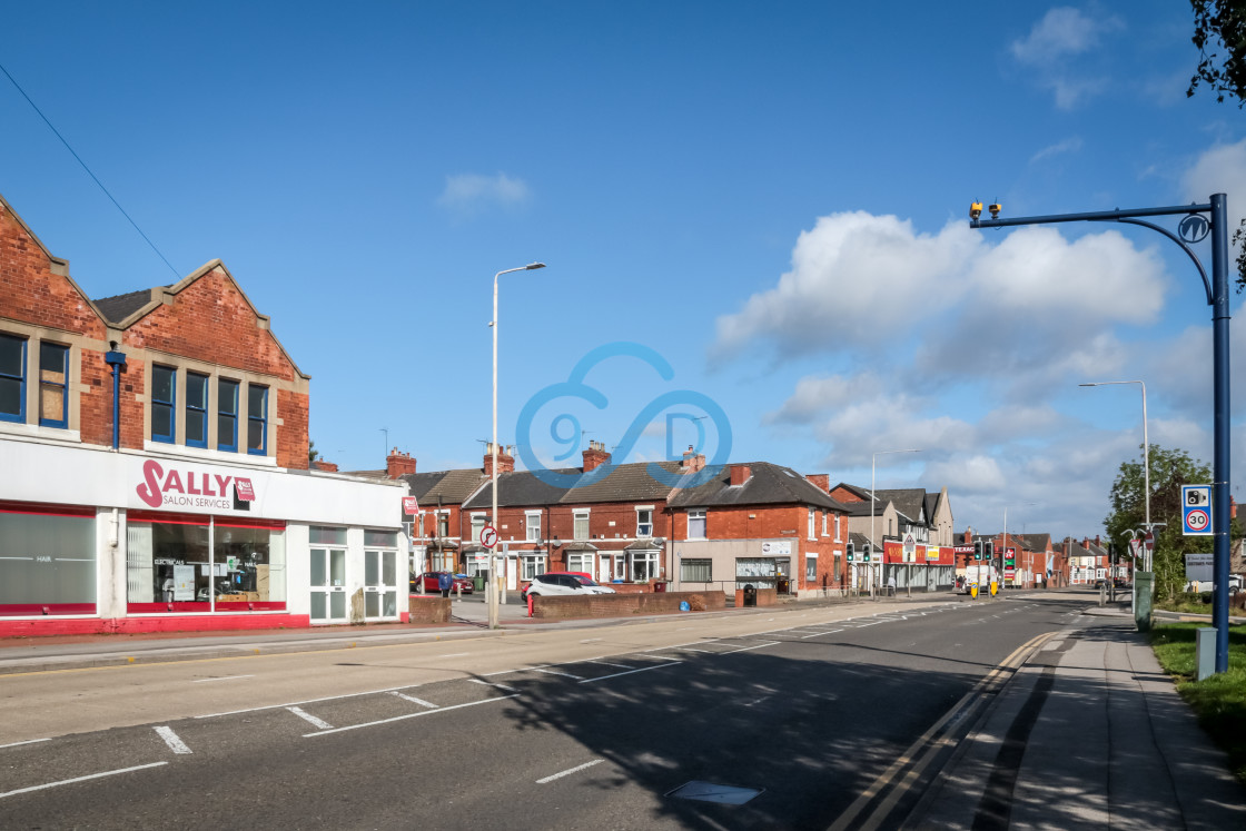 "Rosemary Street, Mansfield" stock image