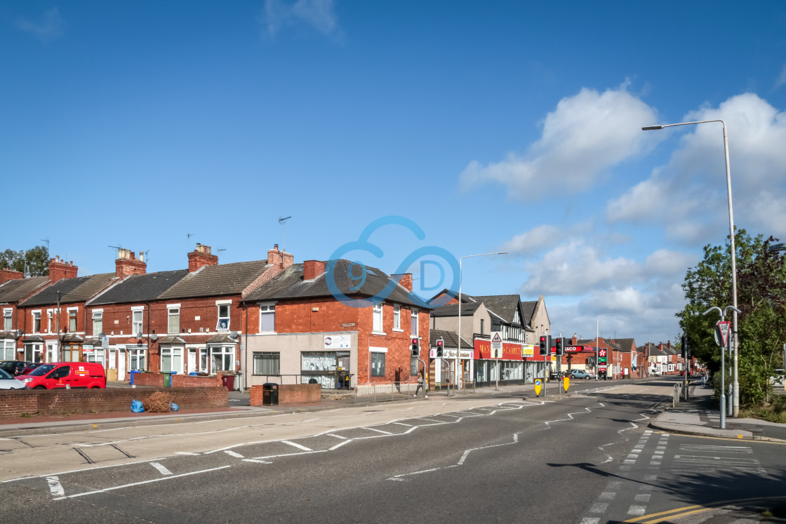 "Rosemary Street, Mansfield" stock image