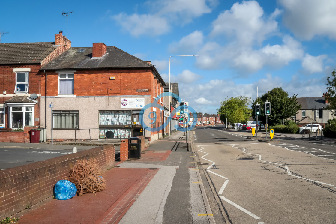 "Rosemary Street, Mansfield" stock image