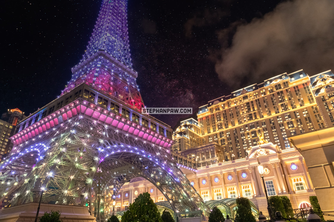 "Eiffel Tower at the Parisian Macau // Macau, China" stock image