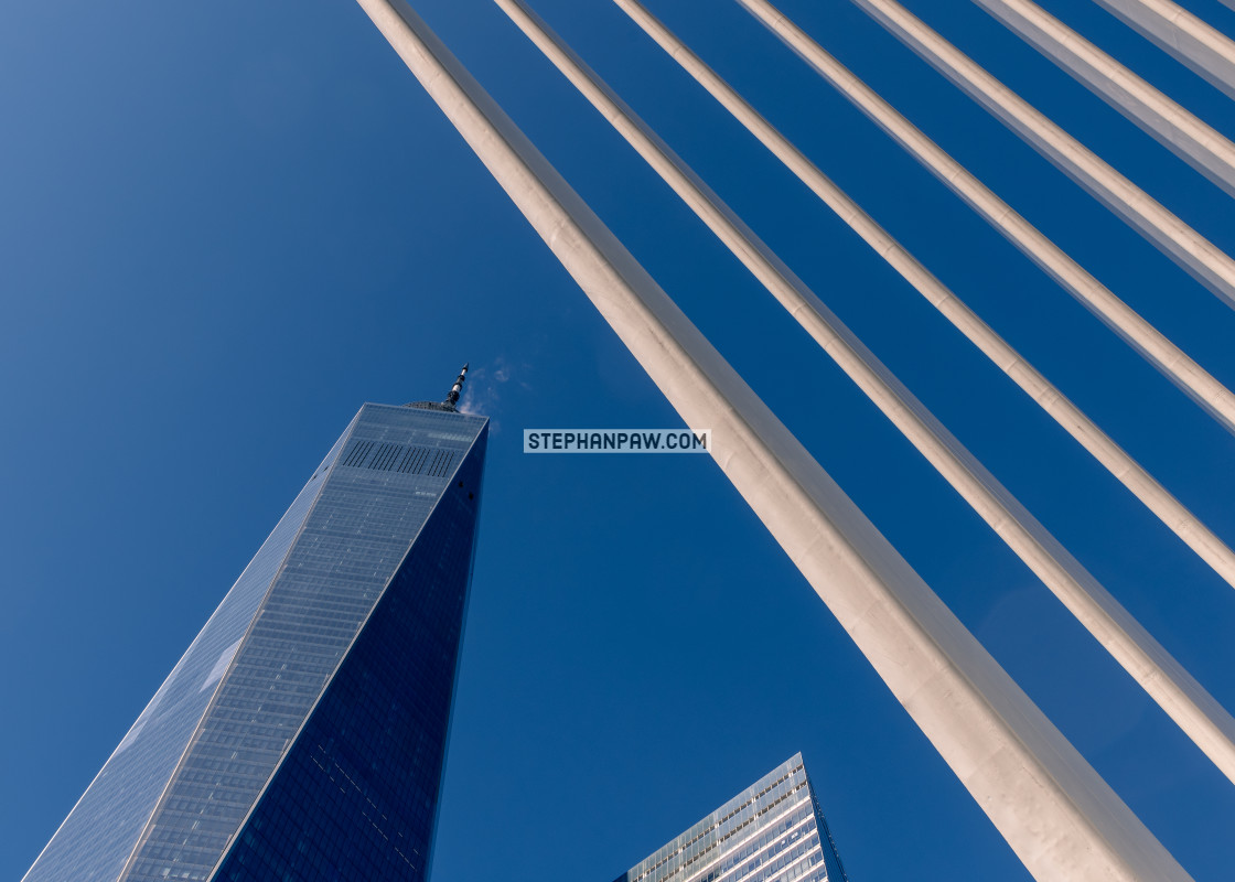 "Exterior of One World Trade Centre and the Oculus // Manhattan," stock image