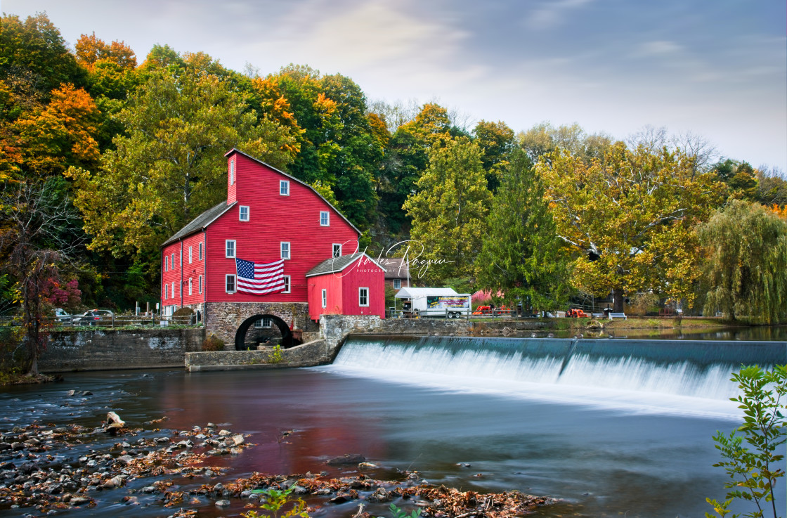 "The Red Mill" stock image