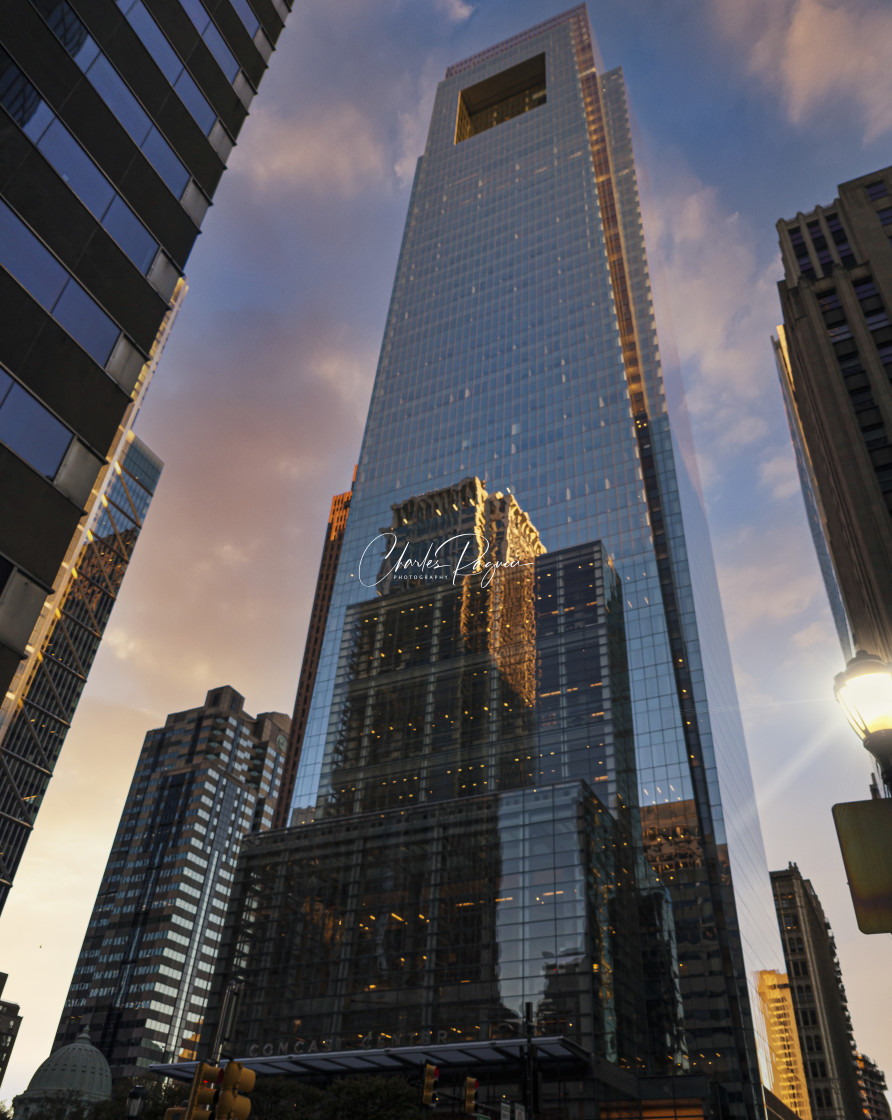 "Philadelphia Skyscrapers, Center City Philadelphia" stock image