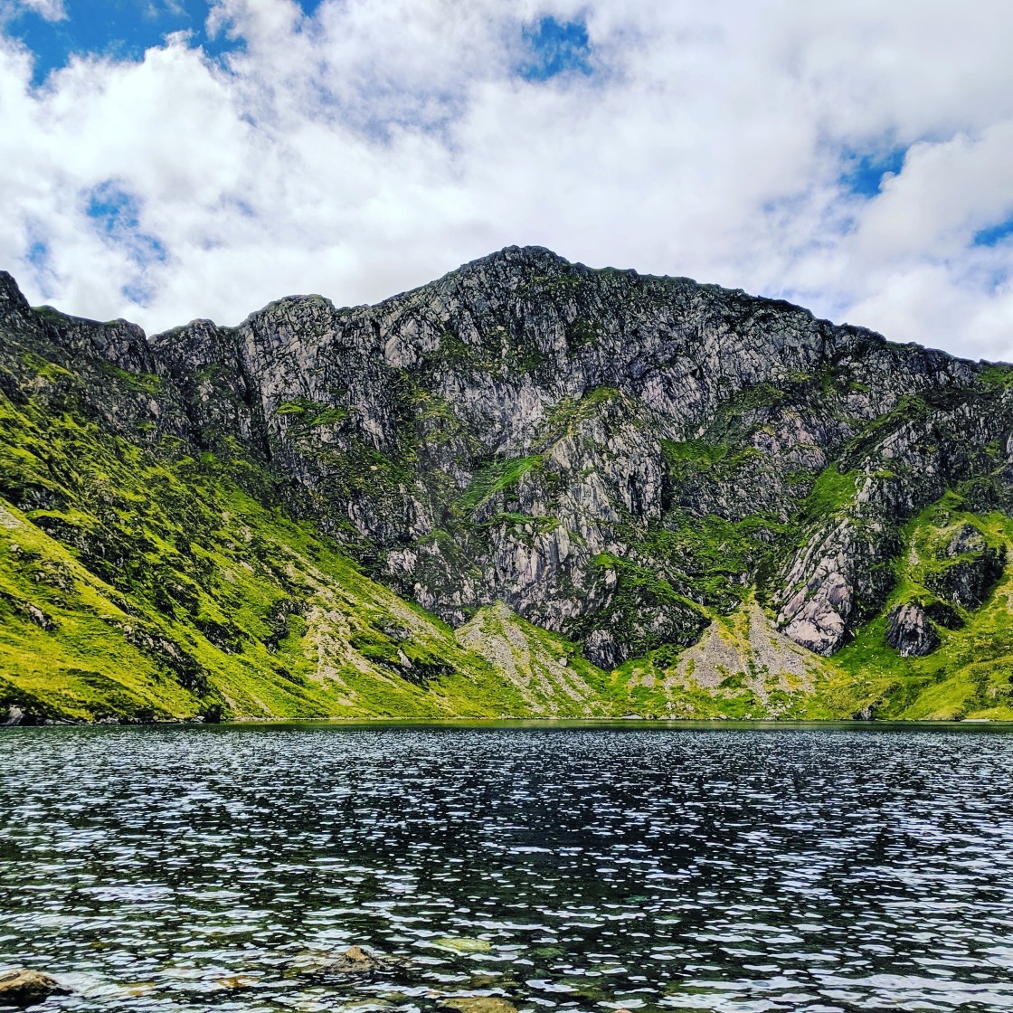 "Cader Iris and Lake Cau" stock image